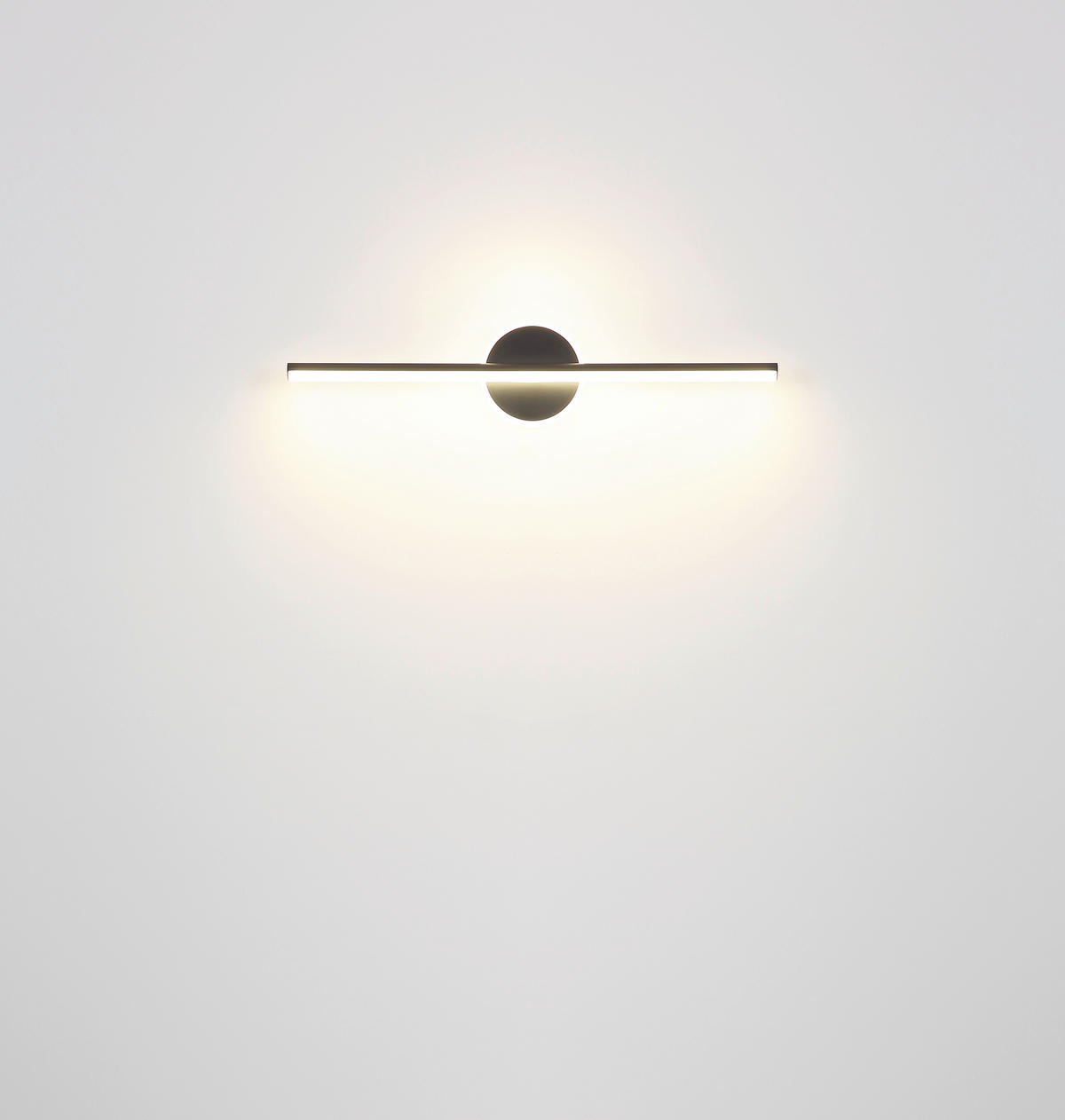 GLOBO Wandleuchte 41924S Pepe schwarz Opal Metall Acryl B/H: ca. 60,8x13 cm Pepe - schwarz/Opal (60,80/13,00cm) - GLOBO