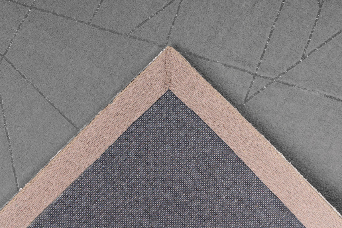360Living Teppich Bijou taupe B/L: ca. 200x290 cm Bijou - taupe/silber (200,00/290,00cm) - 360Living
