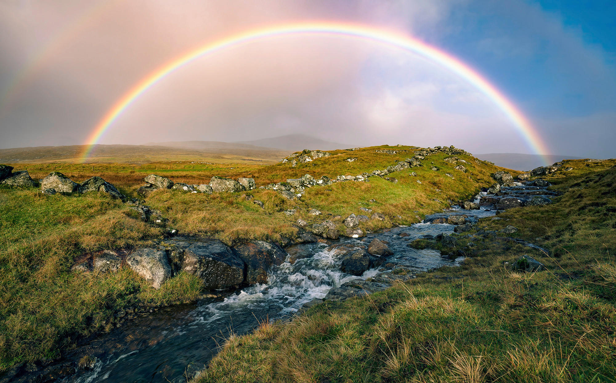 Komar Fototapete Coloured Faeroer B/L: ca. 450x280 cm Coloured Faeroer - (450,00/280,00cm) - Komar