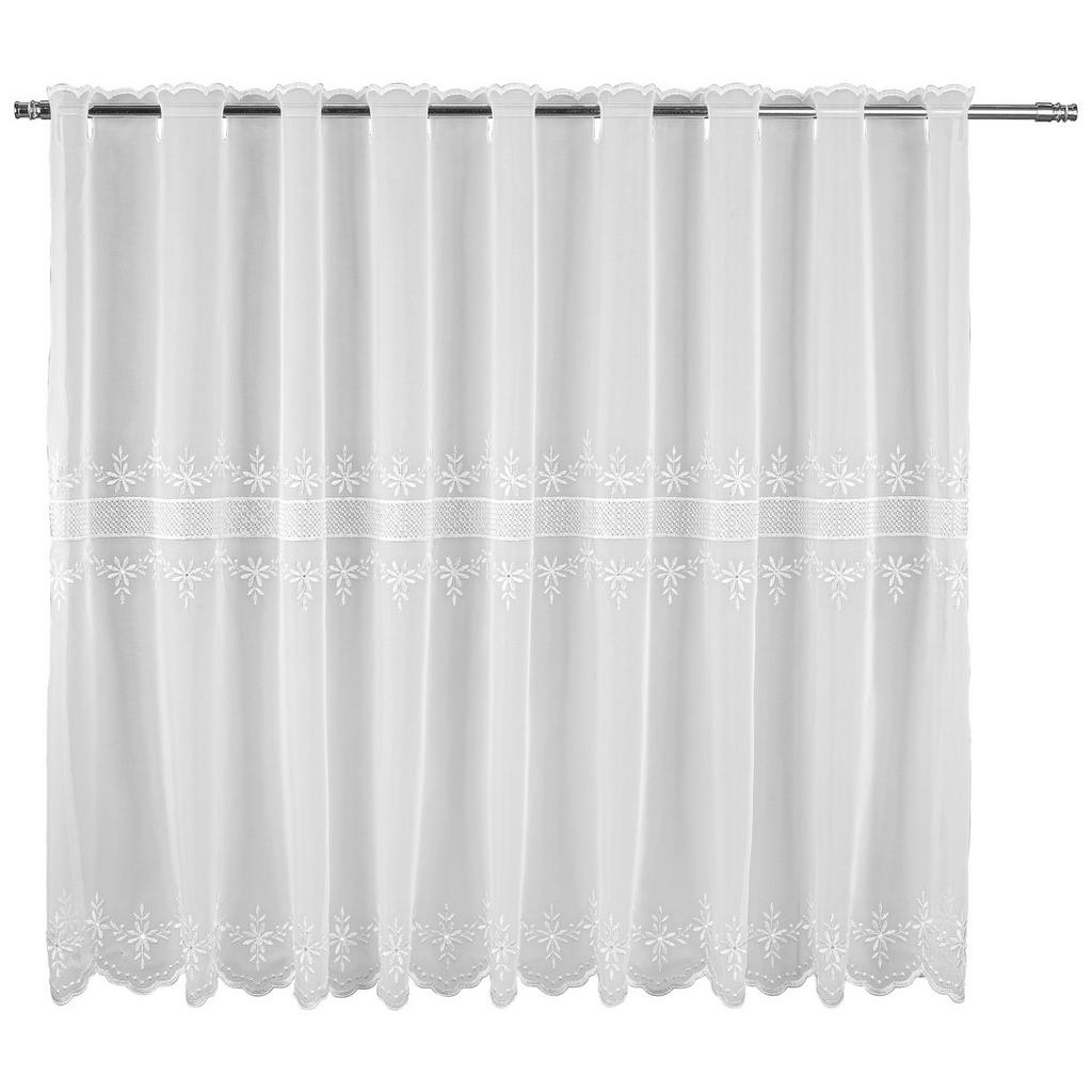 Thumbnail - POCOline Scheibengardine Ettky weiß B/L: ca. 140x75 cm