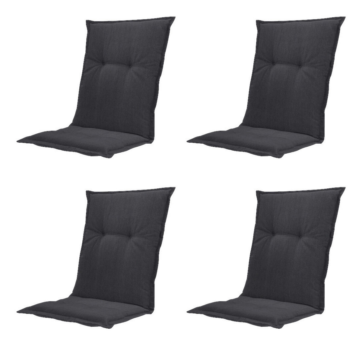 Madison Auflagen Set Basic Basic - schwarz (105,00/50,00/2,40cm) - Madison