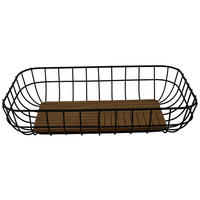 Korb schwarz Holz Korb_Classico - natur/schwarz