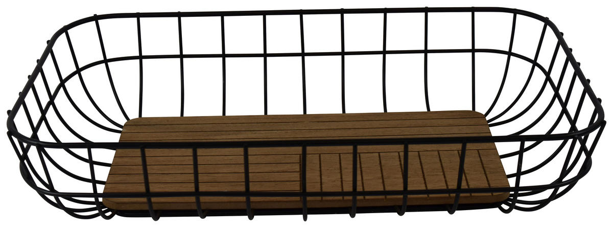 Korb schwarz Holz Korb_Classico - natur/schwarz