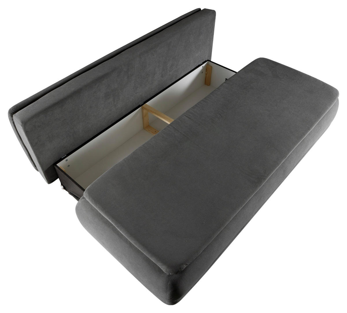 Schlafsofa Tekla grau B/H/T: ca. 212x97x98 cm Tekla - silber/grau (212,00/97,00/98,00cm)