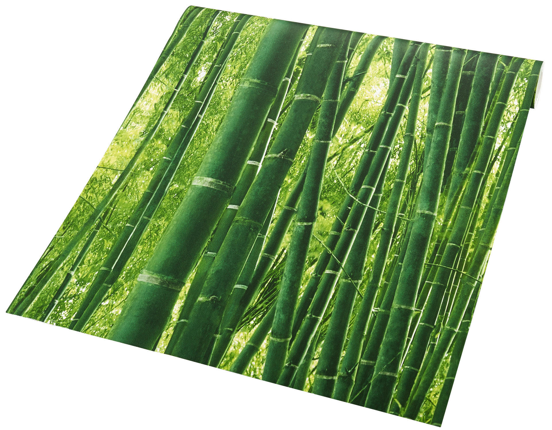 Papiertapete Bambus grün B/L: ca. 53x1005 cm Papiertapete_9387-18 - grün (53,00/1005,00cm)