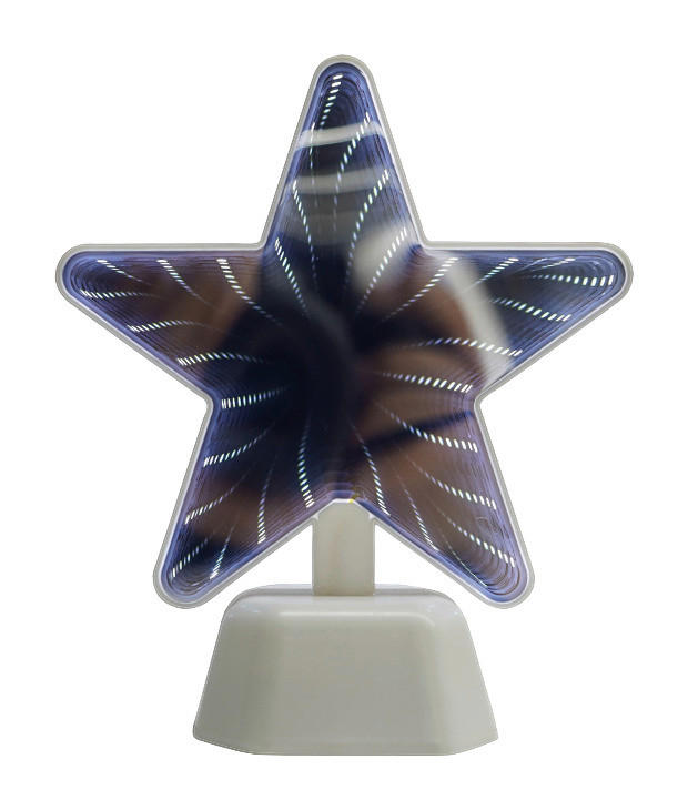 POCOline LED-Infinityleuchte B/H/L: ca. 7,2x19x15,5 cm LED-Infinityleuchte_Stern - (15,50/7,20/19,00cm) - POCOline