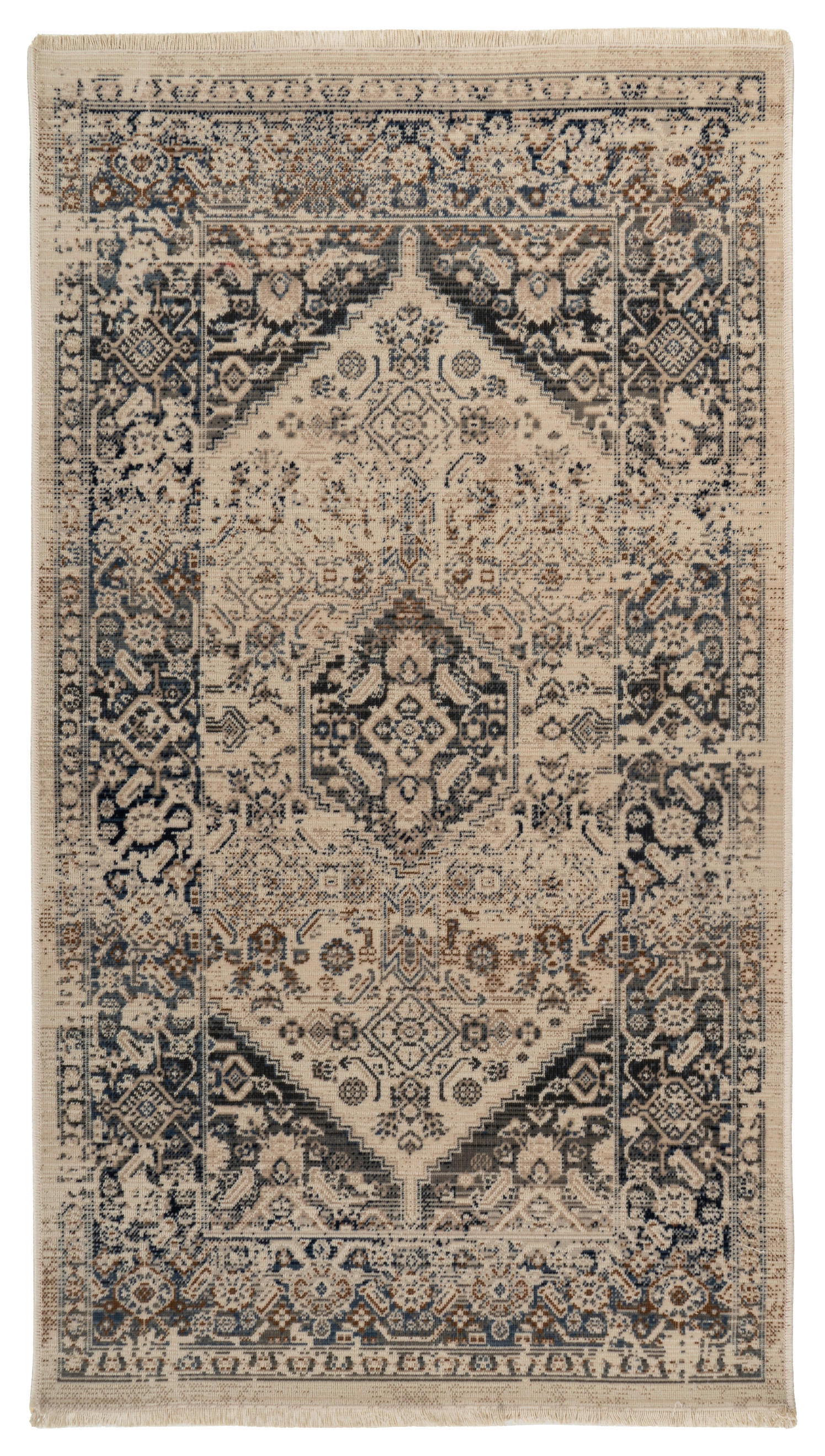 360Living Teppich Charu blau B/L: ca. 160x230 cm Charu - blau (160,00/230,00cm) - 360Living