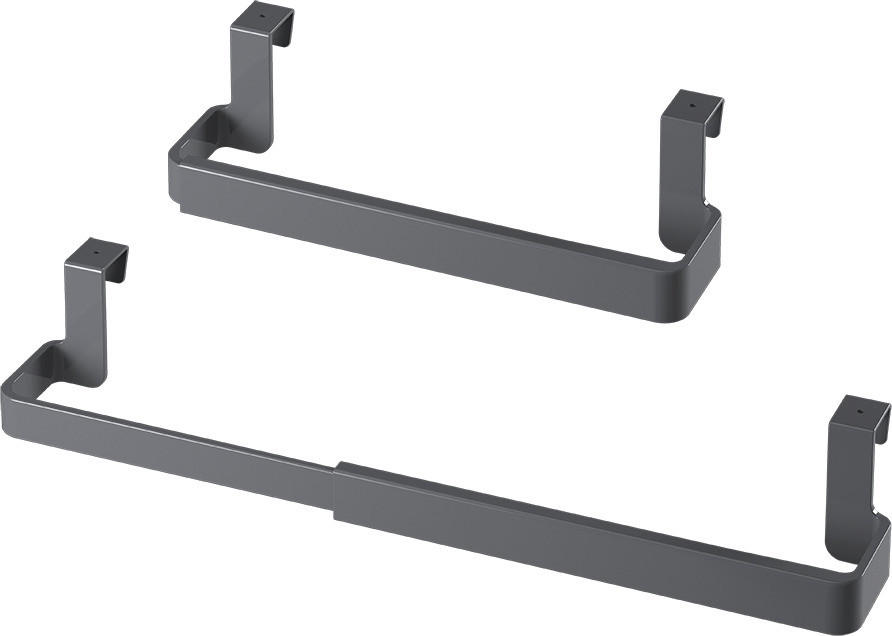 Metaltex Handtuchhalter schwarz Kunststoff Handtuchhalter_Flex-Bar - schwarz - Metaltex