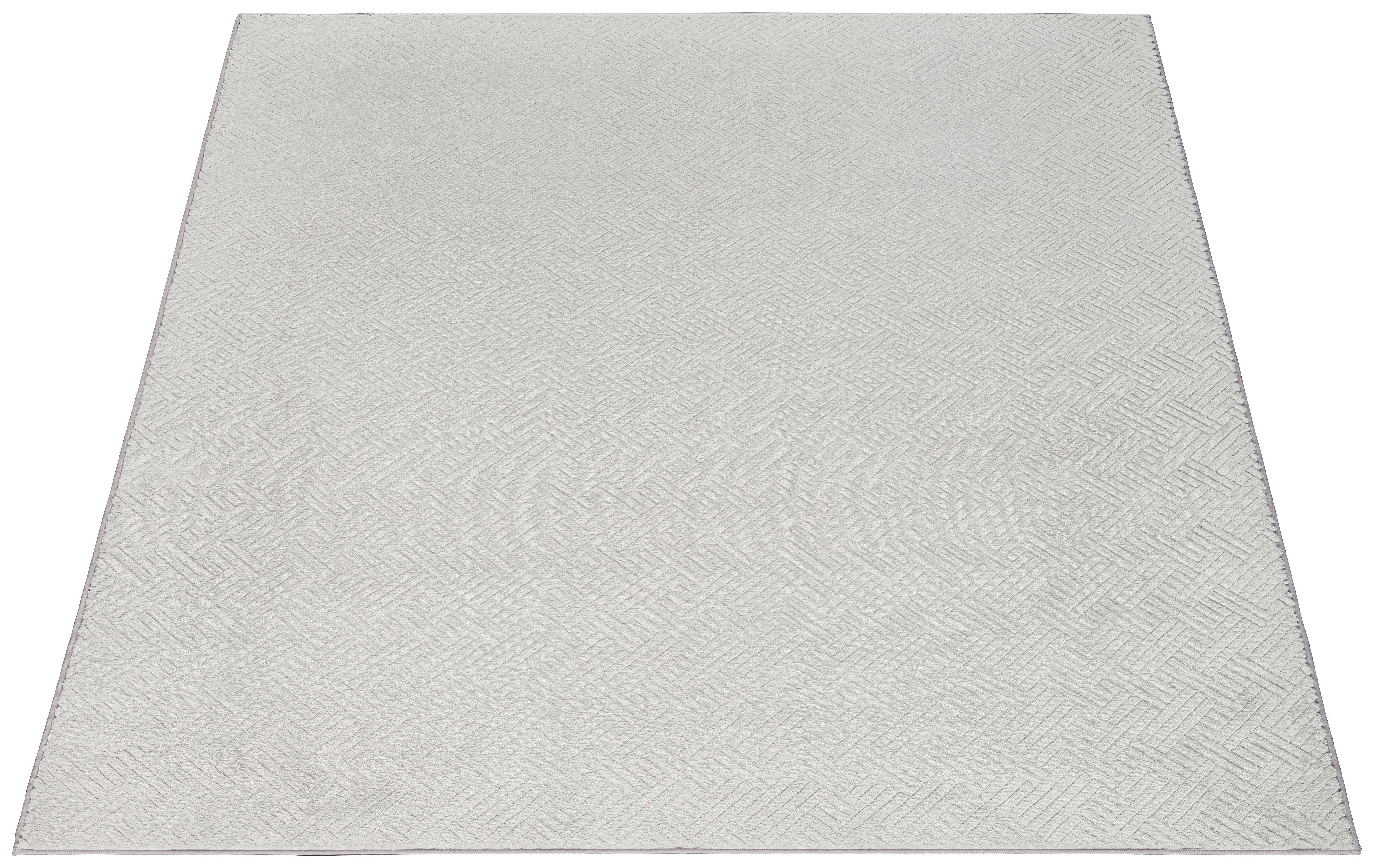 Thumbnail - Fellimitat Monaco silber B/L: ca. 120x160 cm