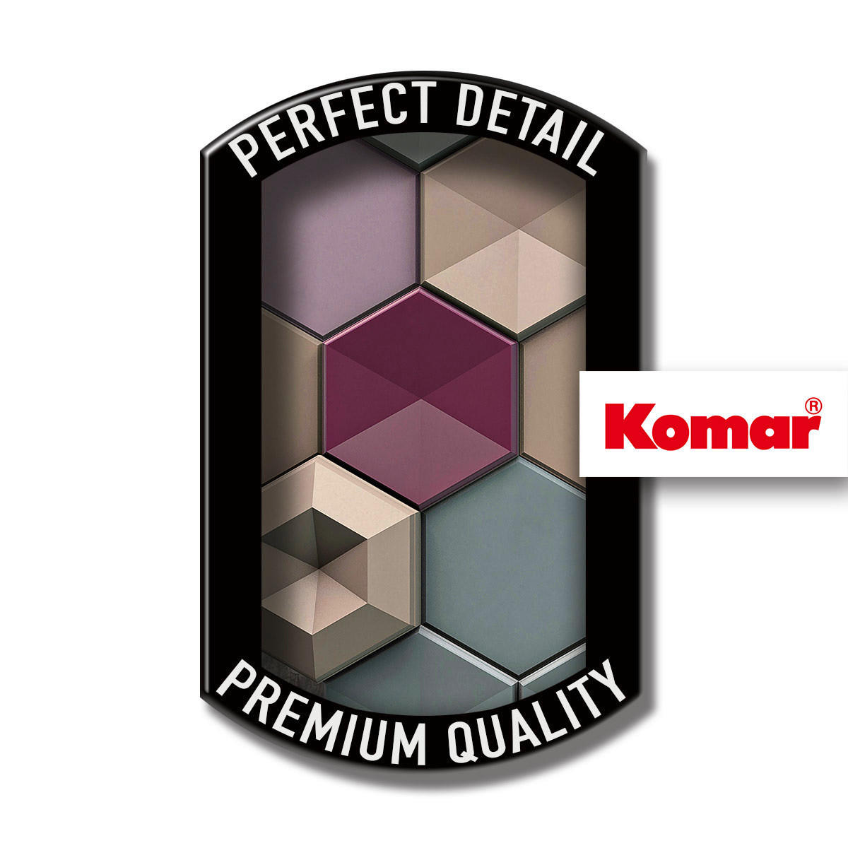 Komar Fototapete Hexagon B/L: ca. 100x280 cm Hexagon - (100,00/280,00cm) - Komar