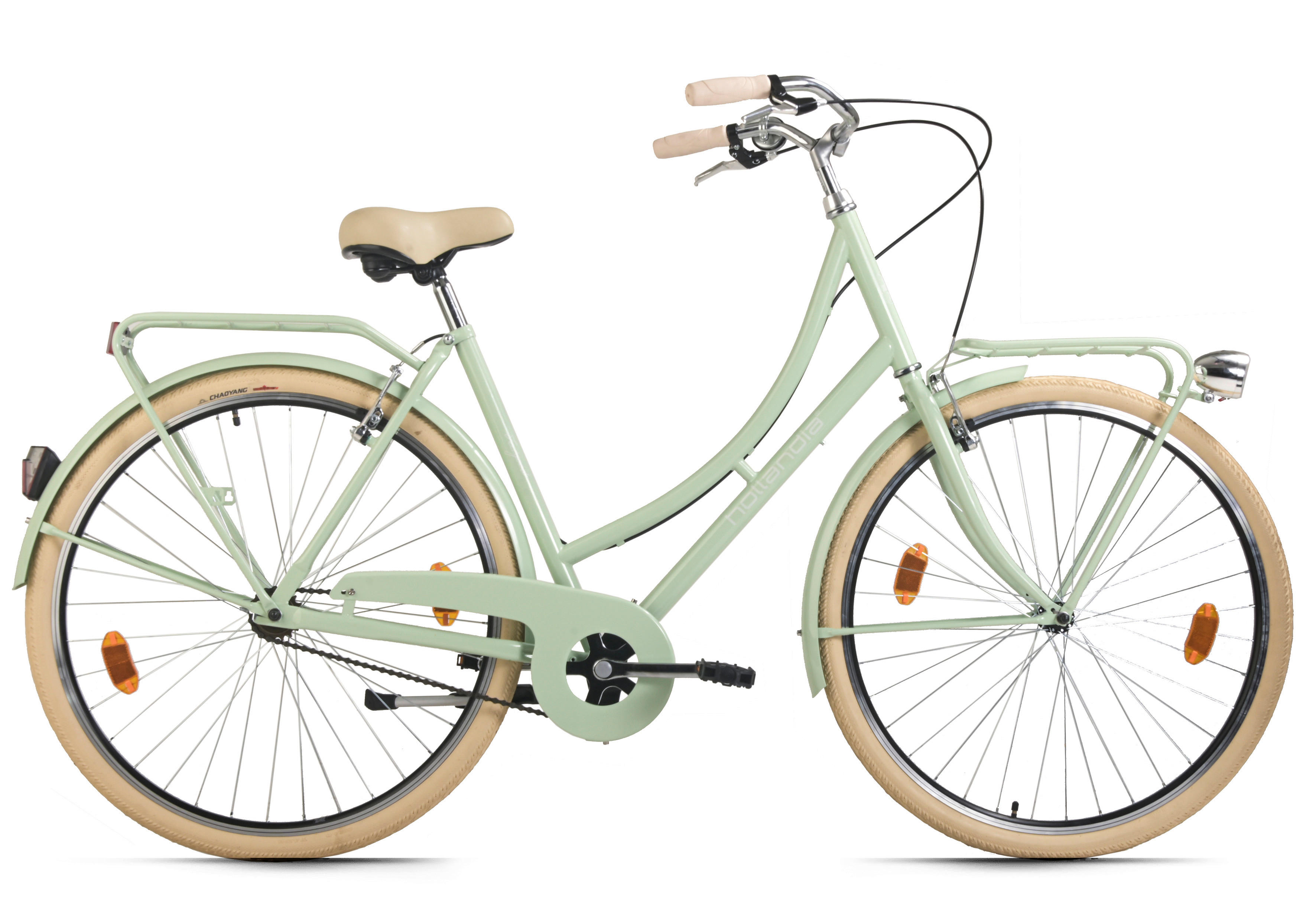 Hollandia Hollandrad Feelgood 167C 28 Zoll Rahmenhöhe 53 cm 1 Gänge grün grün ca. 28 Zoll Feelgood - grün - Hollandia