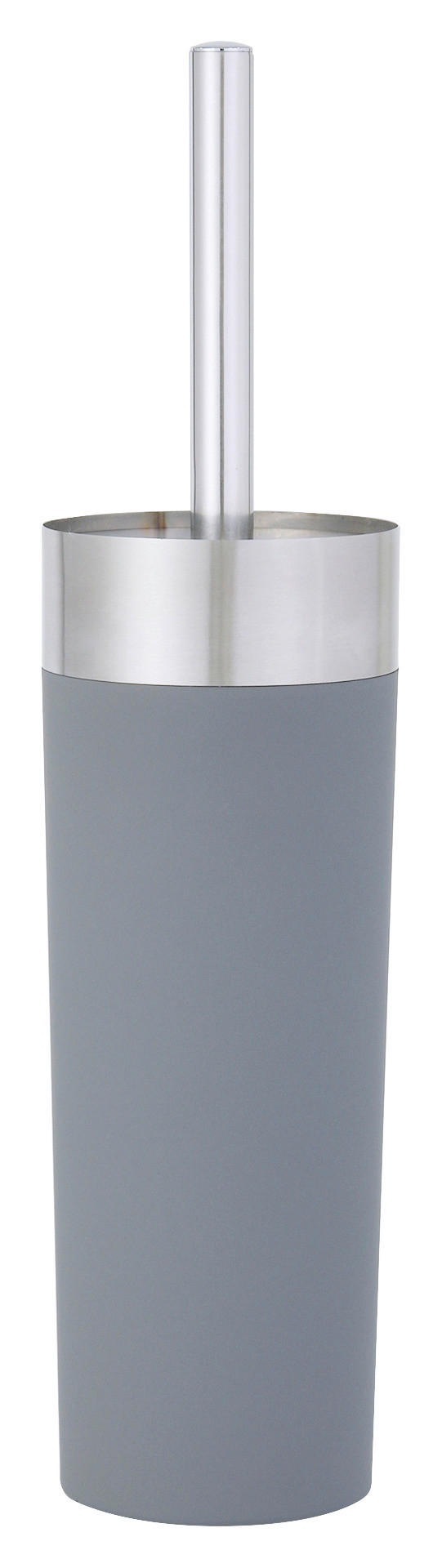 WC-Garnitur anthrazit schwarz silber Gummi WC-Garnitur_Lena - schwarz/anthrazit (8,80/36,50cm) - Axentia