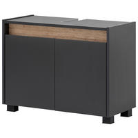Waschbeckenunterschrank Cosmo anthrazit B/H/T: ca. 80x54,6x33 cm Cosmo - anthrazit (80,00/54,60/33,00cm) - Möbelpartner