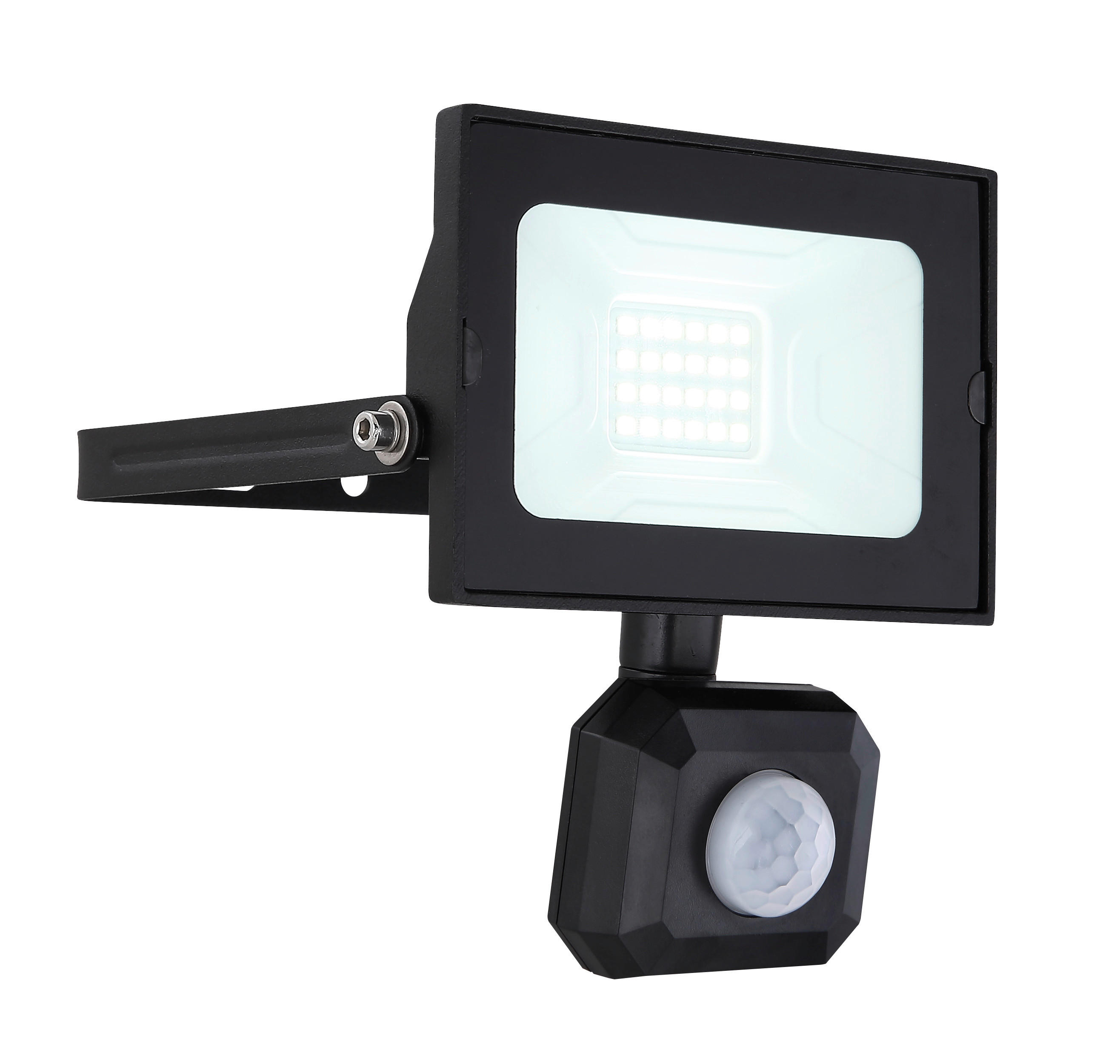 Außenleuchte 34248BS schwarz klar B/H: ca. 11x13 cm LED-Außenleuchte_Helga_I - klar/schwarz (11,00/13,00cm) - GLOBO