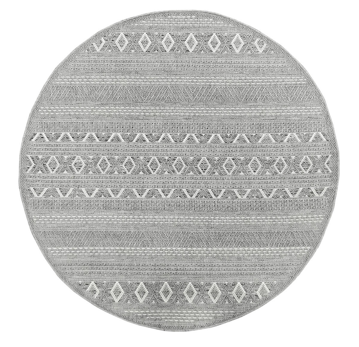 Merinos Teppich Ottowa grau B/L: ca. 160x160 cm Ottowa - grau (160,00/160,00cm) - Merinos