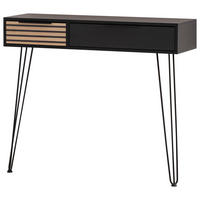 Konsolentisch Hank schwarz matt B/H/T: ca. 103,7x88,4x32,05 cm Hank - schwarz (103,70/88,40/32,05cm) - Möbelpartner