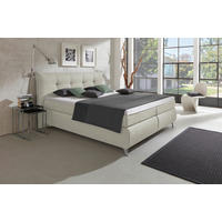 Boxspringbett Lexos beige Liegefläche B/L: ca. 180x200 cm Lexos - beige/Chrom (205,00/112,00/220,00cm)