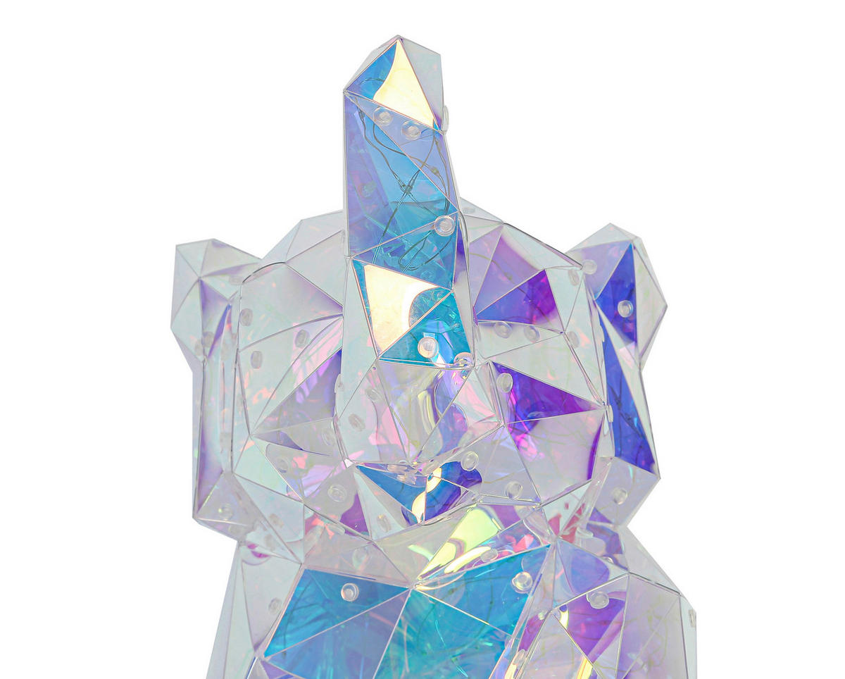Nolo LED-Dekoleuchte transparent B/H/L: ca. 34x30x42 cm LED-Dekoleuchte_Elefant - transparent (42,00/34,00/30,00cm) - Nolo