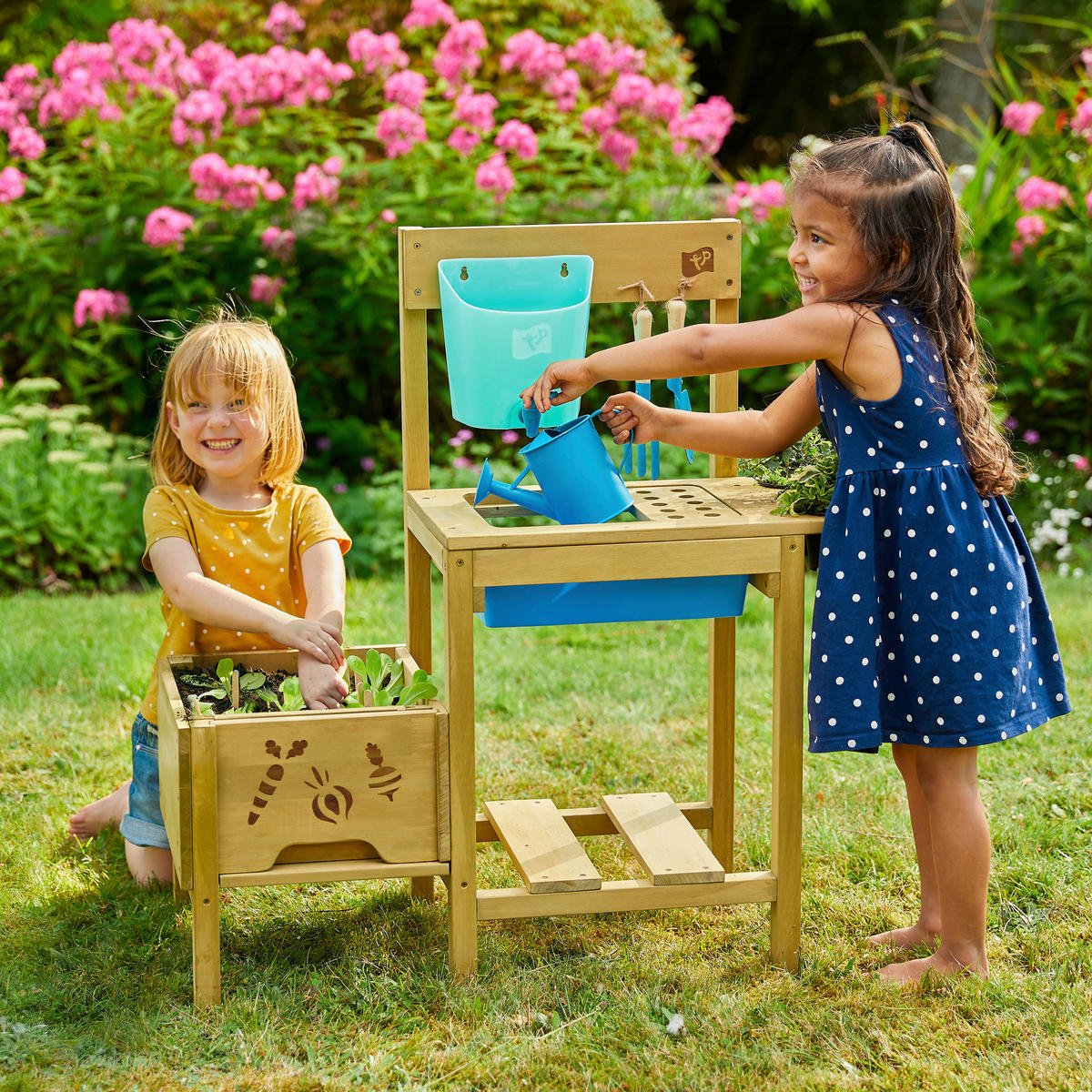 TP Toys Matschküche natur B/H/T: ca. 83x34x88 cm Matschküche - natur (83,00/34,00/88,00cm) - TP Toys