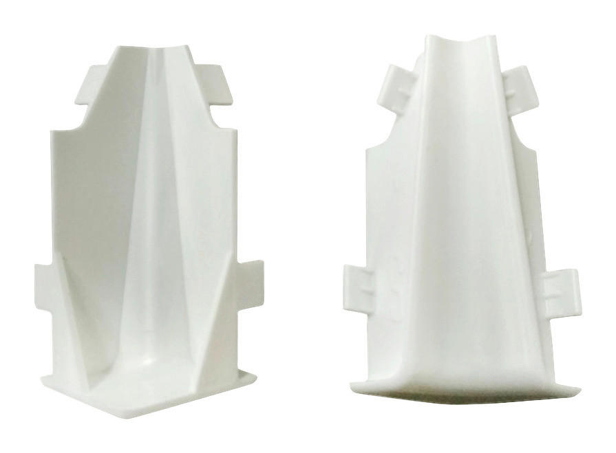 Innenecke weiß L/B/H: ca. 1x1x5,8 cm Innenecke Weiß 58mm (2 Stück) - weiß (1,00/1,00/5,80cm)