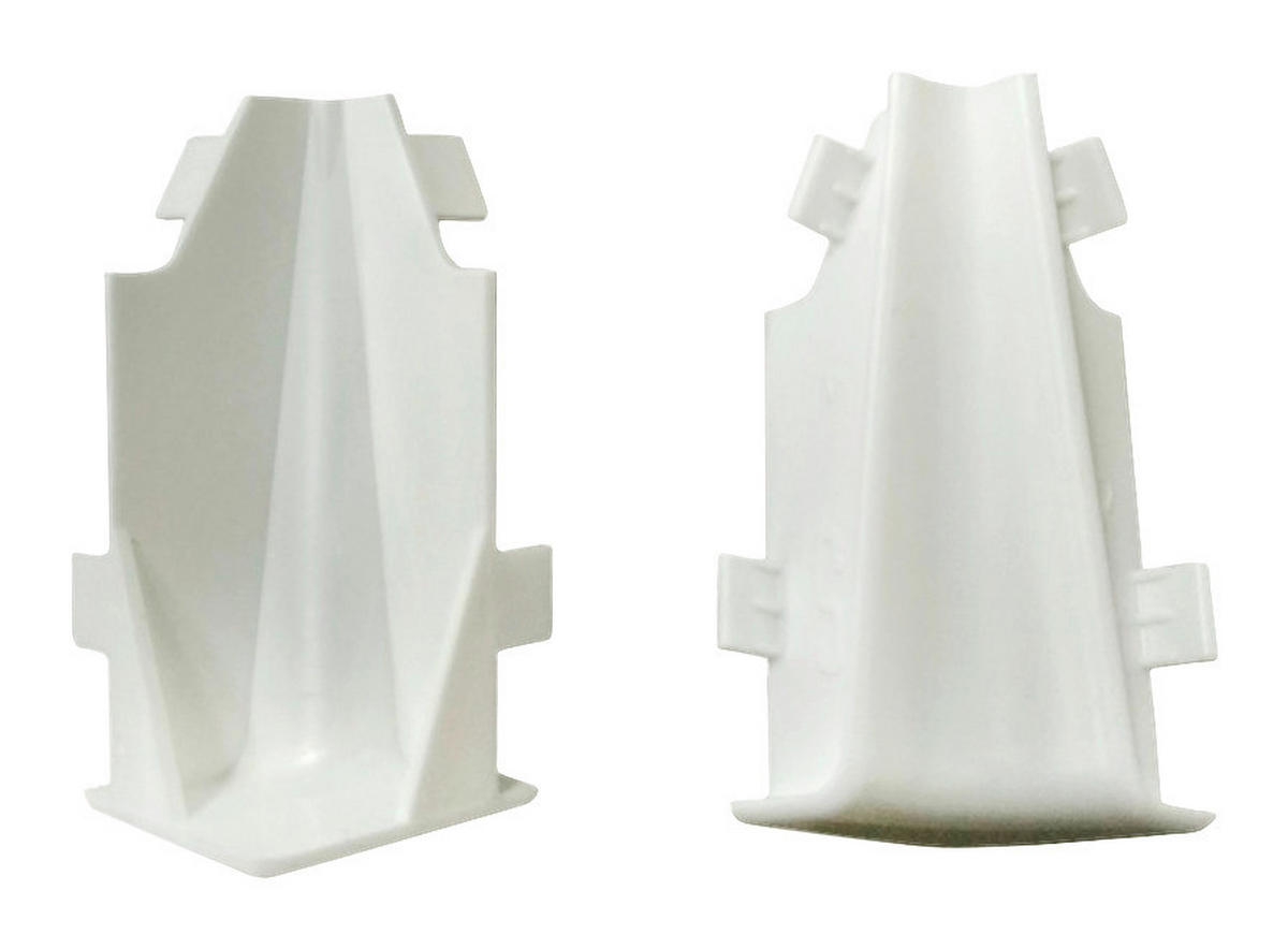 Innenecke weiß L/B/H: ca. 1x1x5,8 cm Innenecke Weiß 58mm (2 Stück) - weiß (1,00/1,00/5,80cm)