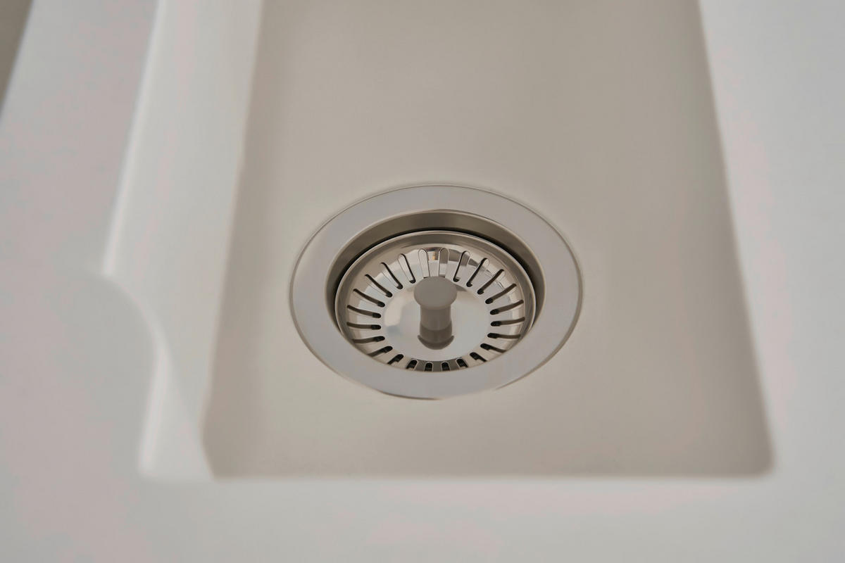 Respekta Einbauspüle Alineo 100 x 50 W weiß Quarzolite B/H/T: ca. 100x21x50 cm Alineo 100 x 50 W - weiß (100,00/21,00/50,00cm) - Respekta