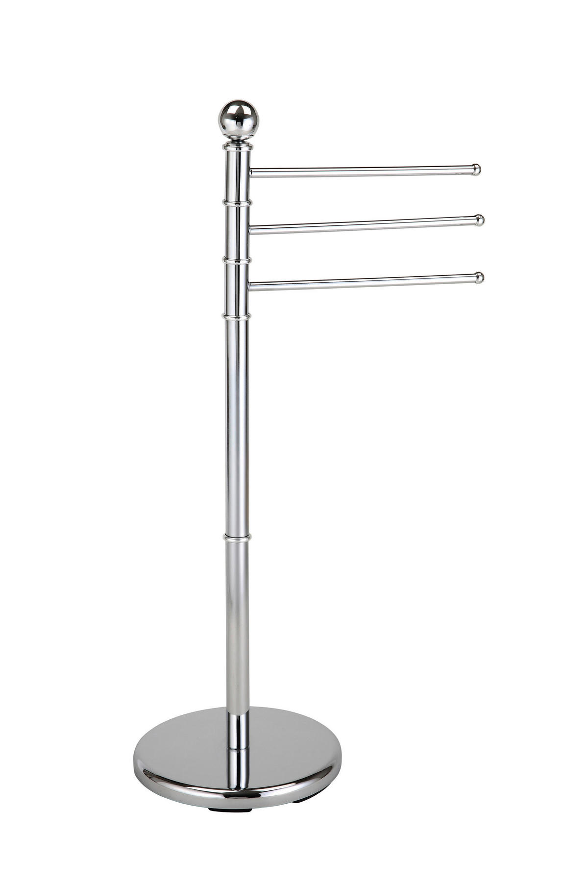Handtuchhalter Chrom Metall B/H/T: ca. 48x92x28 cm Handtuchhalter_3armig - Chrom (48,00/92,00/28,00cm) - POCOline