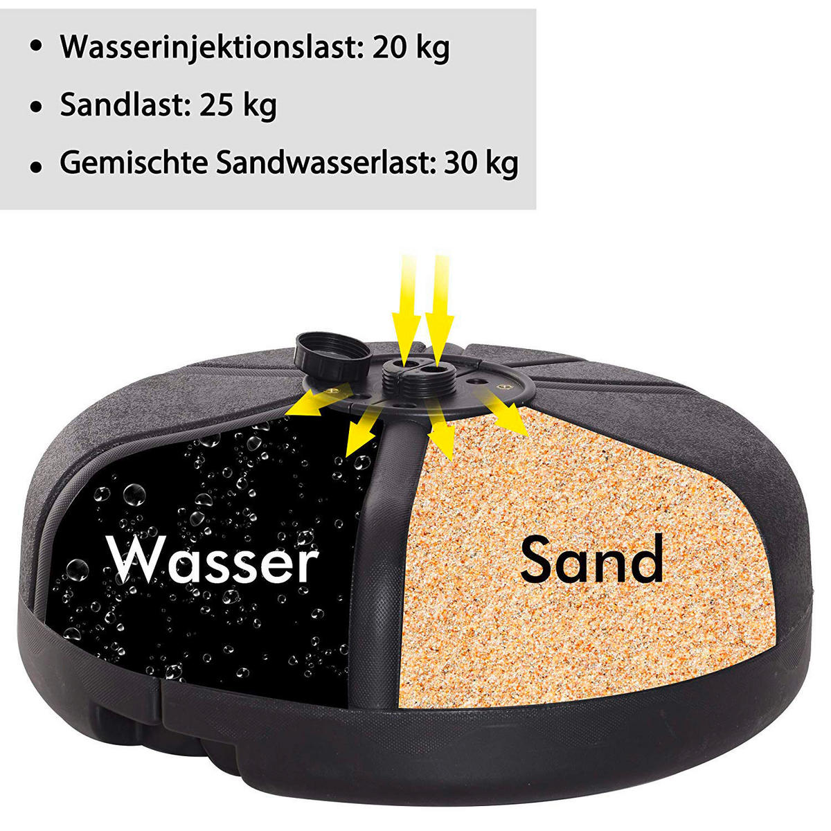 HOMCOM Standboxsack schwarz Kunststoff H/D: ca. 176x70 cm Standboxsack - schwarz (70,00/176,00cm) - HOMCOM