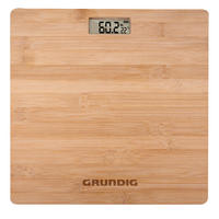 Grundig Personenwaage natur Bambus B/L: ca. 28x28 cm Digitale_Personenwaage - natur (28,00/28,00cm) - Grundig