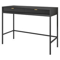 Schminktisch SCHMINKTISCH AURA AU05 schwarz gold Optik B/H/T: ca. 140x78x50 cm SCHMINKTISCH AURA AU05 - gold/schwarz (140,00/78,00/50,00cm) - WIPMEB