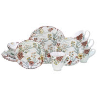 CreaTable Kombiservice Fiore bunt Steingut 16 tlg. Fiore - bunt - CreaTable