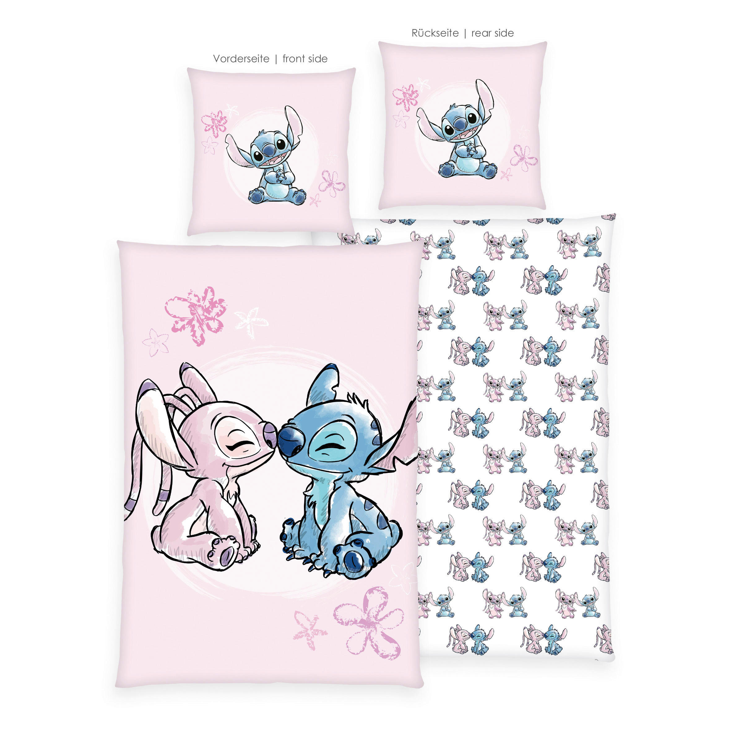 Bettwäsche Renforce Bettwäsche Disney Stitch - bunt - Disney