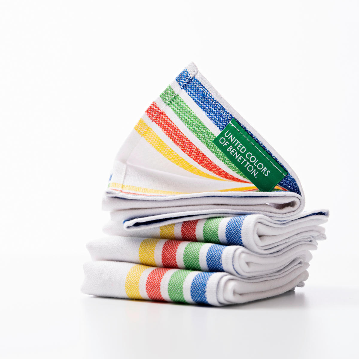 BENETTON Platzmattenset Rainbow multicolor Baumwolle B/L: ca. 30x45 cm Rainbow - multicolor (30,00/45,00cm) - BENETTON
