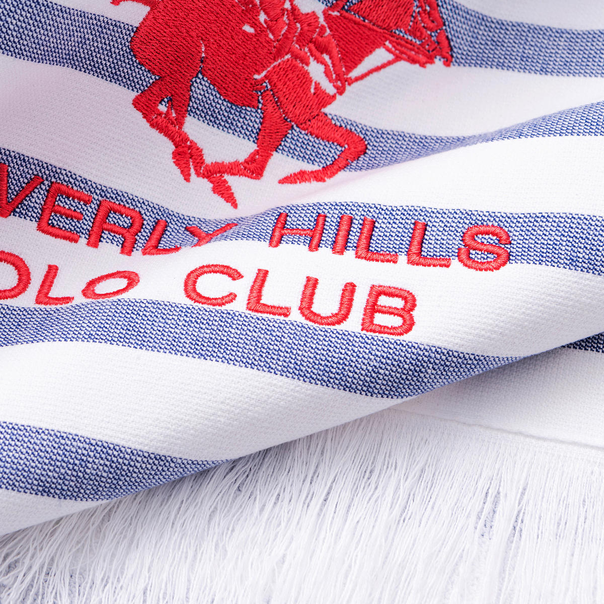 Hamamtuch POLO CLUB blau Baumwolle B/L: ca. 80x165 cm POLO CLUB - blau/weiß (80,00/165,00cm) - POLO CLUB