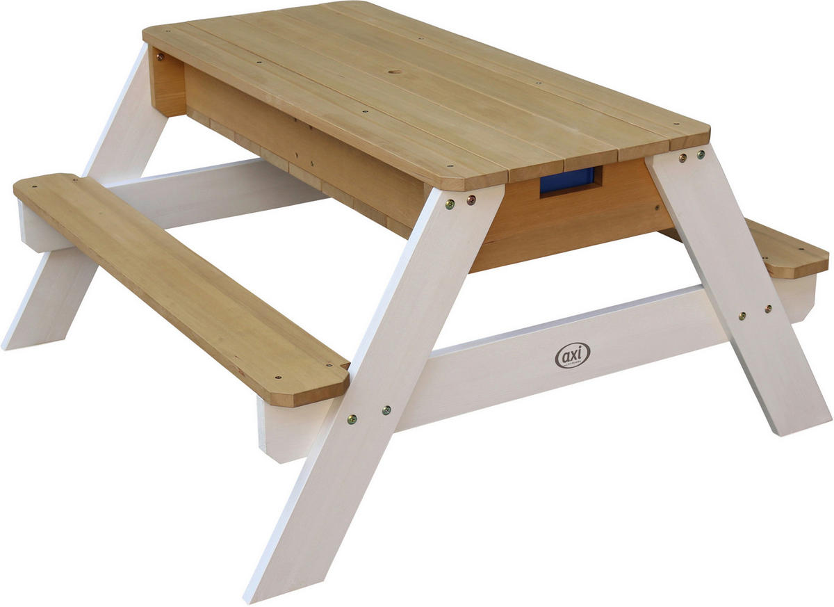 AXI Sand & Wassertisch Nick braun B/H/L: ca. 98x49x95 cm Nick - braun/blau (95,00/98,00/49,00cm) - AXI