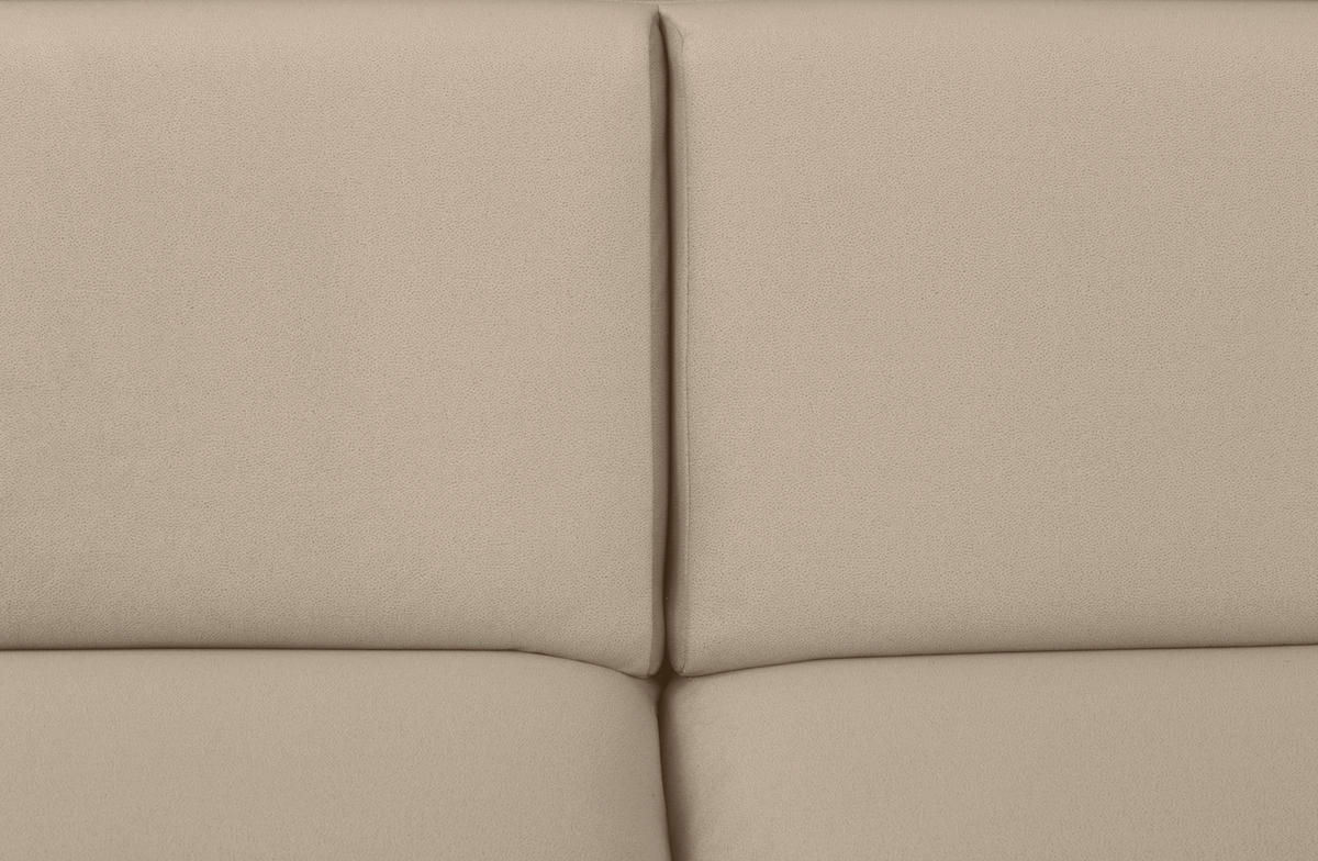 Ecksofa Evia braun Microfaser B/H/T: ca. 243x85x186 cm Evia - braun/silber (243,00/85,00/186,00cm)