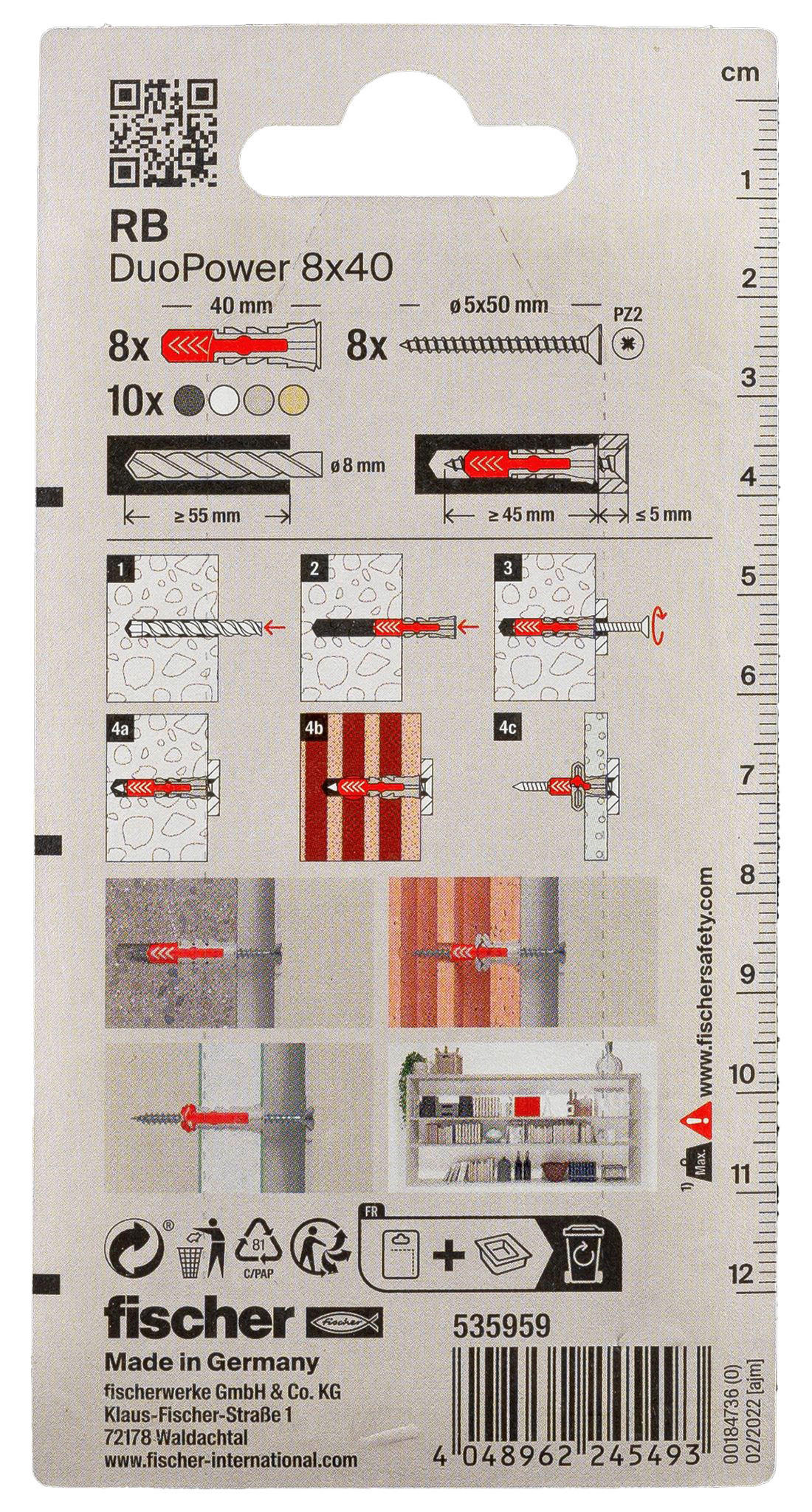 fischer Dübel- und Schraubenset Dübel-/u.Schraubenset_fischer - fischer