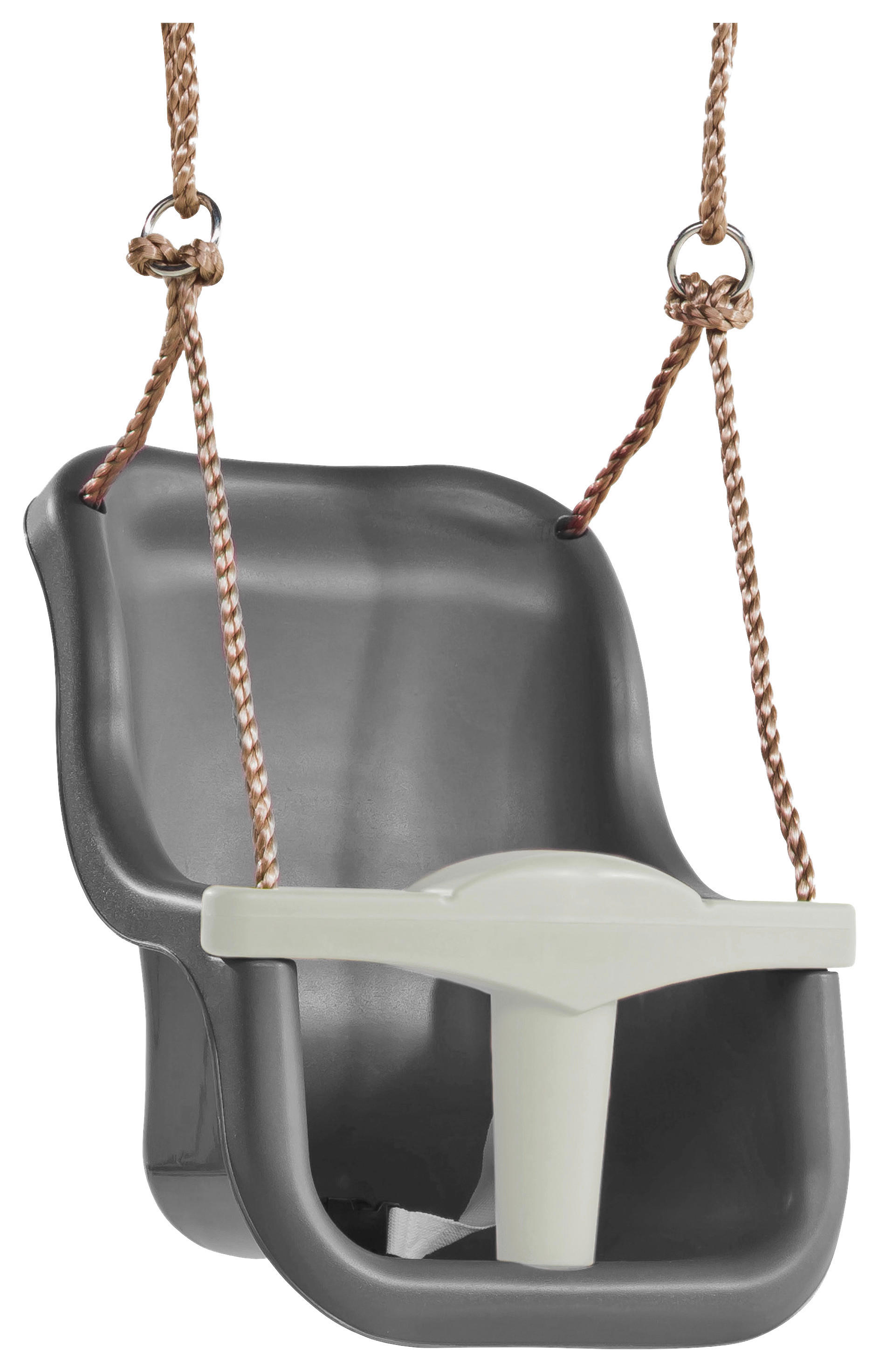 AXI Baby Schaukelsitz grau B/H/L: ca. 36,6x39x49 cm Baby_Schaukelsitz_grau/weiß - weiß/grau (49,00/36,60/39,00cm) - AXI