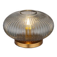 GLOBO Tischleuchte messing Metall H/D: ca. 20x30 cm E27 1 Brennstellen NORMY - messing (30,00/20,00cm) - GLOBO