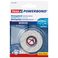 tesa Montageband Powerbond-Spiegel B/L: ca. 1,9x150 cm Powerbond-Spiegel - (1,90/150,00cm) - tesa