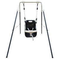 AXI Babyschaukel anthrazit B/H/T: ca. 94x118x146 cm Babyschaukel mit Sitz - creme/anthrazit (94,00/118,00/146,00cm) - AXI