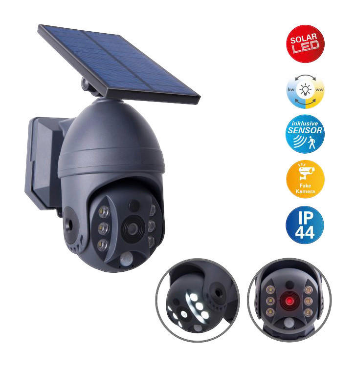 LED Solar Außenwandleuchte NV5284716 Moho - Näve Leuchten
