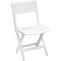 ProGarden Klappstuhl Birki weiß Kunststoff B/H/L: ca. 41x78x46 cm Birki - weiß (46,00/41,00/78,00cm) - ProGarden