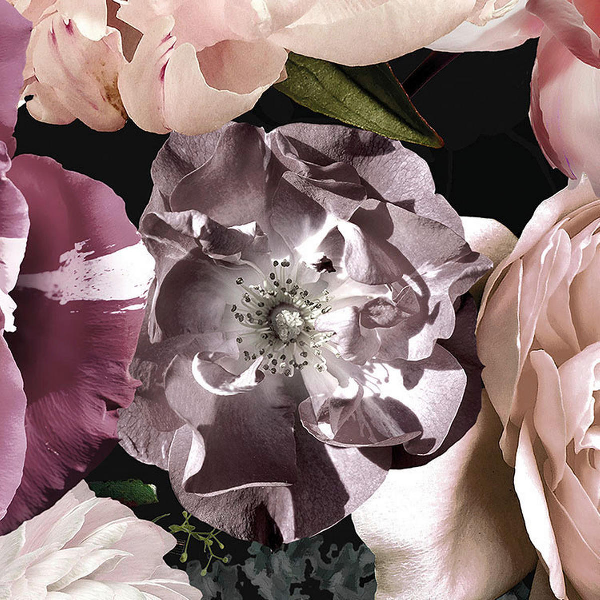 Komar Fototapete Enchanted Flowers D: ca. 125 cm Enchanted Flowers - (125,00cm) - Komar
