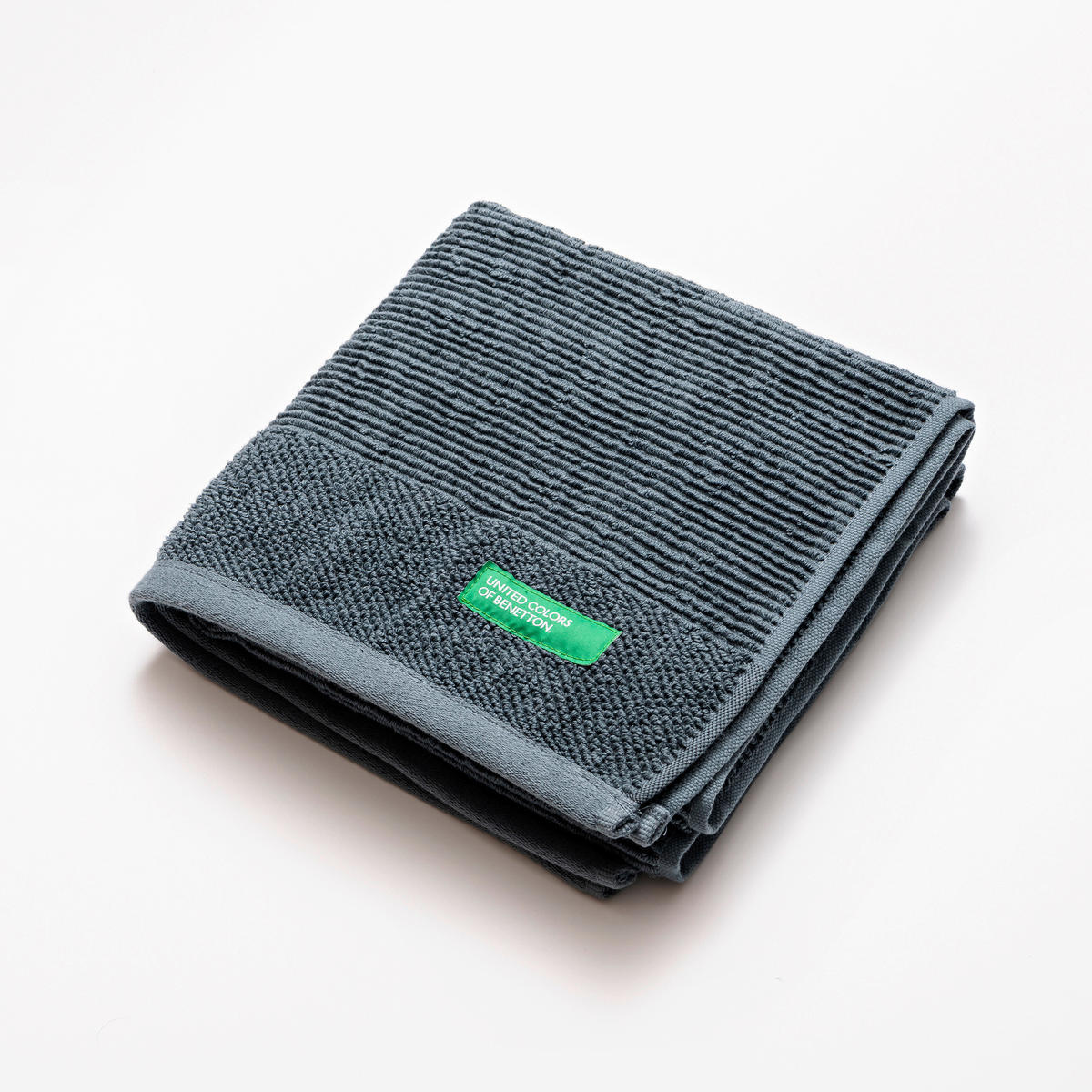 Handtuch grau Baumwolle B/L: ca. 90x50 cm Handtuch 50x90 - grau (90,00/50,00cm) - BENETTON