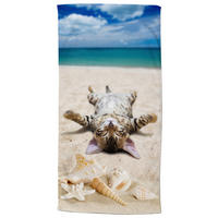 Strandtuch Beachcat Multi Polyester B/L: ca. 75x150 cm Beachcat - Multi (75,00/150,00cm) - Good Morning