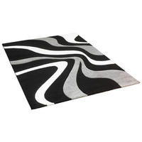 Webteppich Casino schwarz B/L: ca. 160x230 cm Casino - schwarz/grau (160,00/230,00cm)