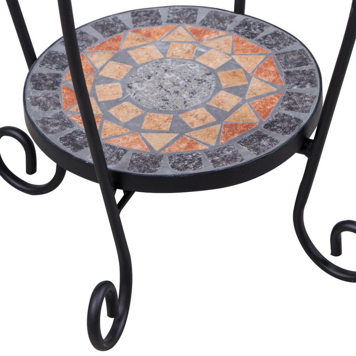 Gardamo Blumenständer PRATO schwarz Eisen PRATO - schwarz - Gardamo