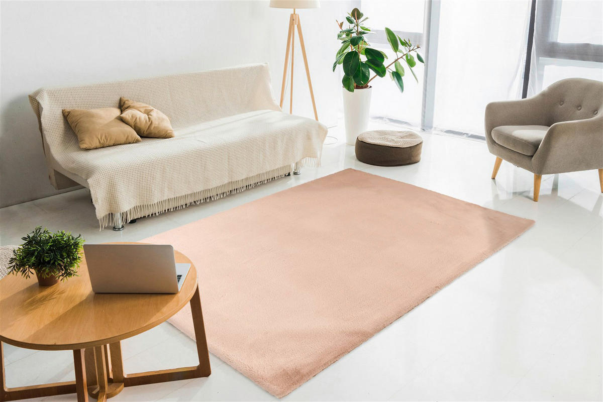 Padiro Hochflorteppich Rabbit Light 525 creme B/H/L: ca. 80x3,6x150 cm Rabbit Light 525 - creme (150,00/80,00/3,60cm) - Padiro