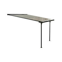 Westmann Terrassenüberdachung Bruce schwarz Aluminium B/H/T: ca. 313x270x300 cm Bruce - schwarz (313,00/270,00/300,00cm) - Westmann